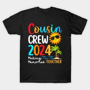 Cousin crew 2024 Summer Vacation Beach Family Trips T-Shirt